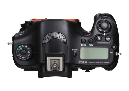 sony SLT A99 top